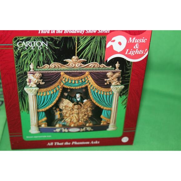 American Greetings Carlton Phantom Of The Opera All that The Phantom Asks 112 - Picture 3 of 9